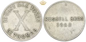 10 Cents 1888, Russel Bro's