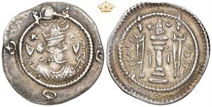 Drachm, GNCKL mint (Ganjak-Chez), Year 34
