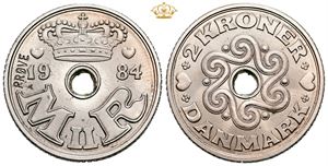 2 kroner 1984, prøvemønt