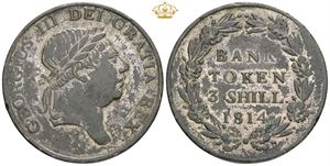 Three Shilling 1814, contemporary forgery