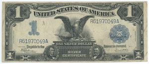 1 Dollar Silver Certificate 1899, no. R61970049A