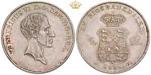 Rigsbankdaler / 1/2 speciedaler 1838