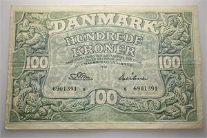 100 kroner 1959 s