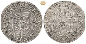 2 skilling 1595, Rex Electus