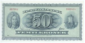 50 kroner 1970 0J, nr. 2832411