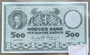 500 kroner 1976 A