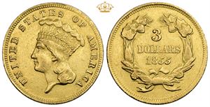 3 Dollars 1855
