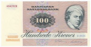 100 kroner 1986, nr. D1862E