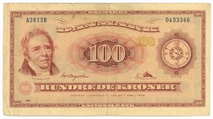 100 kroner 1961 A2