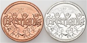 1 Fed 2019, kobber, sølv. (2)