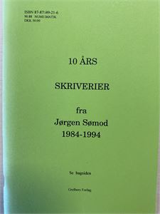10 Års Skriverier