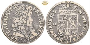 1/3 Taler 1690 LCS - contemporary counterfeit.