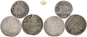 4 skilling 1618; 4 skilling 1645; 8 skilling 1607. (3)