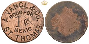 1 Cent, A. Vance & Co.