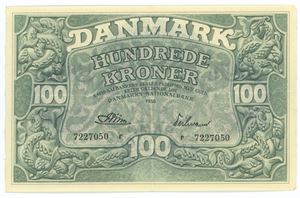 100 kroner 1958 r