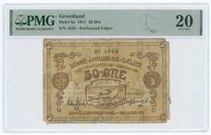 50 øre 1911, VF 20