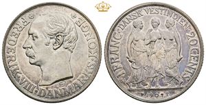 1 Franc / 20 Cents 1907