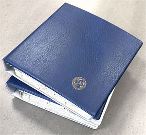 Collection in two albums incl. Ag