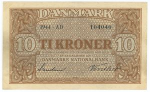 10 kroner 1944 AD, Vinther