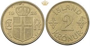 2 Krónur 1925