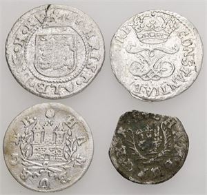 Collection of coins from Northern Germany. (4)