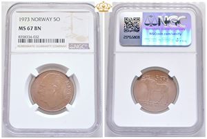 5 øre 1973 - MS 67