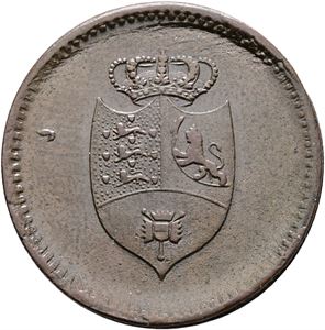 Rigsbanktegn for 12 skilling 1813