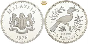 25 Ringgit 1976 - Rhinoceros hornbill
