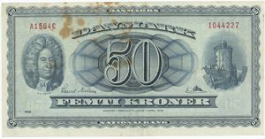 50 kroner 1956 A1, nr. 1044227
