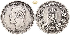 2 kroner 1892