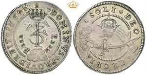 8 mark / 2 krone 1659, Eben Ezer
