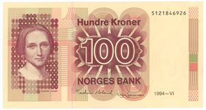 100 kroner 1994, nr. 5121816926