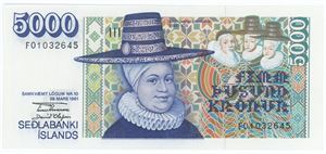 1000 krónur u. år (1986), nr. F01032645