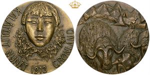 Grønlands medaljen, 1973 - i original æske