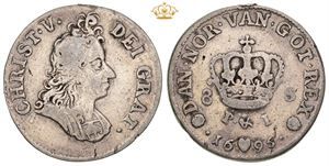 8 skilling 1695 - 'DEI GRAT'