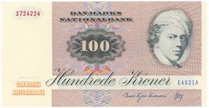 100 kroner 1993 E4, nr. 3724224