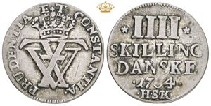 4 skilling 1764