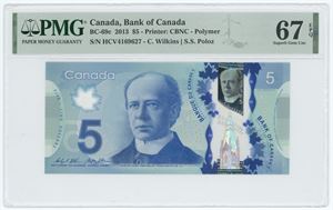 5 Dollars 2013, no. HCV4169627
