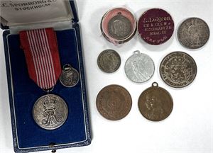 Danmark og Norge, medaljer. (9)