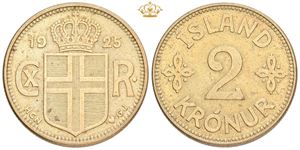 2 Krónur 1925