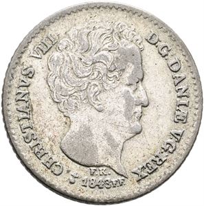 8 rigsbankskilling 1843 FF