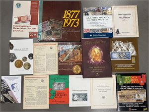 Coll. on bank notes from Portugal, Mocambigue, Thailand etc. (15)