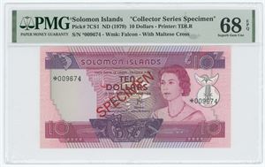 10 Dollars ND (1979), no. ✠009674