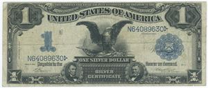 One Dollar Silver Certificate 1899, No. N64089630