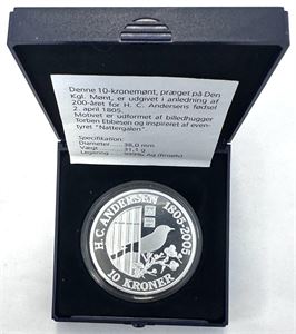10 kroner 2007, H.C. Andersen 1805-2005, Nattergalen
