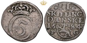 2 skilling 1684