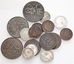 1-25 øre, komplet. (16)