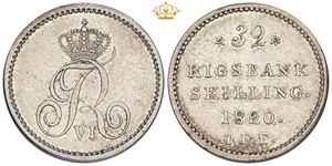 32 rigsbankskilling 1820