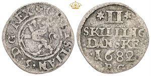 2 skilling 1682
