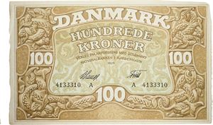 100 kroner 1928 A